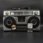 Vintage 80'S Sanyo M9970K Fm Radio Cassette Boombox Ghetto Blaster Collectable. Fixed Price $143.17.
