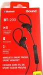 New Bluetooth Stereo Sport Headset Headphone & Mic Wireless Isound BT-200 Nib. Fixed Price $26.95.