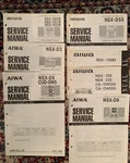 Aiwa Cd Stereo Systems (5) Original Service Manuals 1991-93. Fixed Price $9.99.