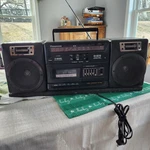 Panasonic RX-CS710 5-BAND Boombox Cassette Player Am/fm Radio Eq Headphone Black. Fixed Price $40.00.