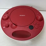Sony ZS-E5 Red Personal Cd Player Aux Boombox Radio Tested Working. Fixed Price $49.99.