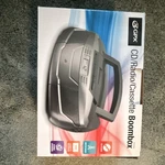 Gpx BCA206S Boombox Cassette Am/fm Radio Silver Stereo Headphone Lcd Display. Fixed Price $40.00.