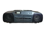 Vintage Samsung W290 Boombox Radio Double Cassette New Belts Antenna Great Cond. Fixed Price $99.99.