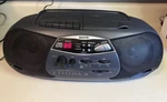 Sanyo CWM-200 Cd Cass-tape Player Recorder Am Fm Boombox, For Parts Not Work. Fixed Price $20.00.