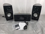 Blackweb Home Stereo System Bluetooth Am/fm Cd Player Light On Speakers Remote. Fixed Price $109.95.
