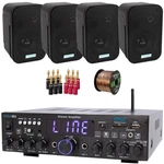 Pyle Usb Bluetooth Stereo Home Receiver, 4X 3.5" 300W Speakers, Banana Plugs. Fixed Price $228.99.