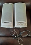 Speaker Set Lasonic Stereo Amplified TVS-825 Powered Computer Vtg 24 Watt. Fixed Price $20.00.
