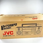 Jvc PC-5 Jw Vintage Iconic Cassette Boombox New Open Very Rare Read Desc. Fixed Price $4000.00.