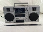 Vintage Sanyo Boombox Portable Stereo Model M9815K Am/fm Cassette Works Great!. Fixed Price $79.99.