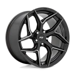 20X10.5 Niche Wheels M266 Torsion Gloss Black Milled Rims 5X114.3 ET+40 (1PC). Fixed Price $262.00.