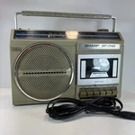 Vintage Sharp Radio Cassette Player GF-1740 Boom Box Dual Power Ext Sp Monitor. Fixed Price $32.99.