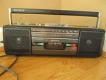 Sony CFS-220 Sound Rider Radio Cassette Player Recorder Auto Reverse Boombox. Fixed Price $49.95.