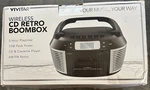 Vivitar Retro Boombox Bluetooth/cd/ Cassete Player/ Am Fm Radio Black-new In. Fixed Price $59.49.