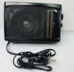 Vtg Soundesign Model 2236BLK Am/fm Band Portable (ac/battery) Radio- Tested. Fixed Price $19.00.