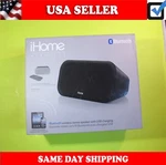 Ihome Wireless Bluetooth Stereo Speaker IBT25 Black Works Great. Fixed Price $49.99.