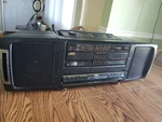 Jvc PC-W150 Super Bass Horn Boombox Dual Cassette Play & Record Vtg Works Great. Fixed Price $119.00.