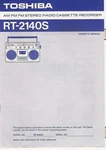 Toshiba RT-2140S Am Fm Stereo/cassette Owners Manual. Fixed Price $14.99.