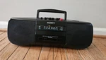 Sony CFS-B15 Black Boombox Am/fm Radio Cassette Tape Headphone Jack. Fixed Price $40.00.