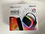 Iq Sound -mini Karaoke Bluetooth Speaker With Wireless Mic (new Sealed Box). Fixed Price $19.97.