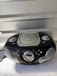 Sylvania SCRD4400 Portable Boombox Cd Cassette Player/recorder Am/fm Radio. Fixed Price $45.00.