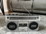 Vintage Quasar (panasonic) GX-3603 2WAY 4 Speaker Cassette Recorder Boombox. Fixed Price $45.00.