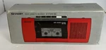 Vintage Sharp Radio Red QT-F100 Fm/am Cassette Player Recorder W/ Carrying Strap. Fixed Price $138.99.
