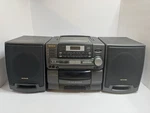 Aiwa CA-D210U Boombox Cd Cassette Am/fm Stereo System Fully Tested Works Great. Fixed Price $159.95.