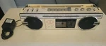 Vintage Sharp QT70Z (w) White Am/fm/sw Cassette Boombox + Ac Adapter Tested. Fixed Price $199.99.