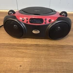 Blackweb Red & Cd Bluetooth Boombox Portable Fm Only No Am Radio. Fixed Price $24.95.