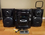 Panasonic SA-AK100 Home Stereo System Cassette 5 Disc Changer Am/fm Remote *read. Fixed Price $119.99.