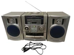 Aiwa Boombox CA-DW535U Double Cassette Cd Player Works. Fixed Price $175.00.