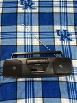 Vtg Sony CFS-213 Radio Cassette Recorder Black Boombox Battery Operated Tested. Fixed Price $89.88.