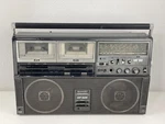 Vintage Sharp GF-525 Double Cassette Boombox Retro Portable Radio. Fixed Price $300.00.