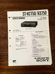 Sony ST-H2750 ST-H3750 Tuner Service Manual *original*. Fixed Price $15.98.