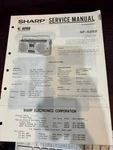 Orig. Sharp GF-5252 GF5252 Repair & Service Manual *original*. Fixed Price $18.99.