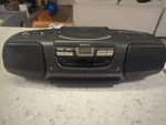 Sony CFD-222 Cd Dual Cassette Am/fm Stereo Boombox Tested. Fixed Price $85.00.