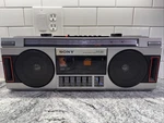 Vintage Sony CFS-350 Am/fm Cassette Boombox Tested Works. Fixed Price $79.99.