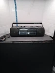 General Electric Am/fm Stereo Radio Dual Cassette Recorder 3-5635A. Tested. Fixed Price $12.00.