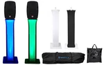 (2) Rockville SPG84 8" 400 Watt 4-OHM Speakers+adjustable Totem Stands. Fixed Price $519.80.