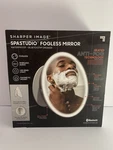 Sharper Image Led Fogless Mirror And Bluetooth Speaker - White New Open Box. Fixed Price $57.00.