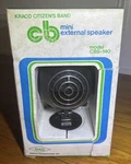 Kraco Enterprises Citizen's Band Mini External Speaker CBS-140 New Box. Fixed Price $29.95.