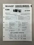 Sharp GF-9500 Original Service Manual Free Shipping. Fixed Price $14.00.