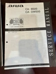 Aiwa CA-B500 CA-DW500 Repair Service Manual 16 1514 Rom The Usa **original**. Fixed Price $14.99.