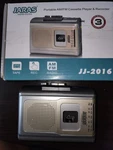 Jaras JJ-2016 Portable Am/fm Radio Personal Cassette Player & Recorder Works. Fixed Price $19.99.