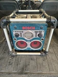 Bosch PB10-CD Power Box Jobsite Radio, Battery Charger, Player, Gfci. Fixed Price $75.00.