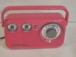 Retro Studebaker Portable Am/fm Radio Pink. Fixed Price $39.00.