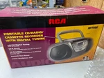 Rca Portable Radio Cd Cassette Recorder RP7986 RP-7986 7-2001 New Open Box. Fixed Price $49.99.