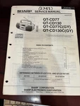 Sharp QT-CD77C Gy QT-CD130C Service Manual *original*. Fixed Price $13.99.