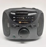 Vintage Boom Box Top Loading Cassette Player Am/fm Radio, Ac/battery W/handle. Fixed Price $16.98.