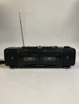 Vintage Pulser Dual Cassette Boombox Portable Fm Am Stereo Radio Bass Boost. Fixed Price $29.09.